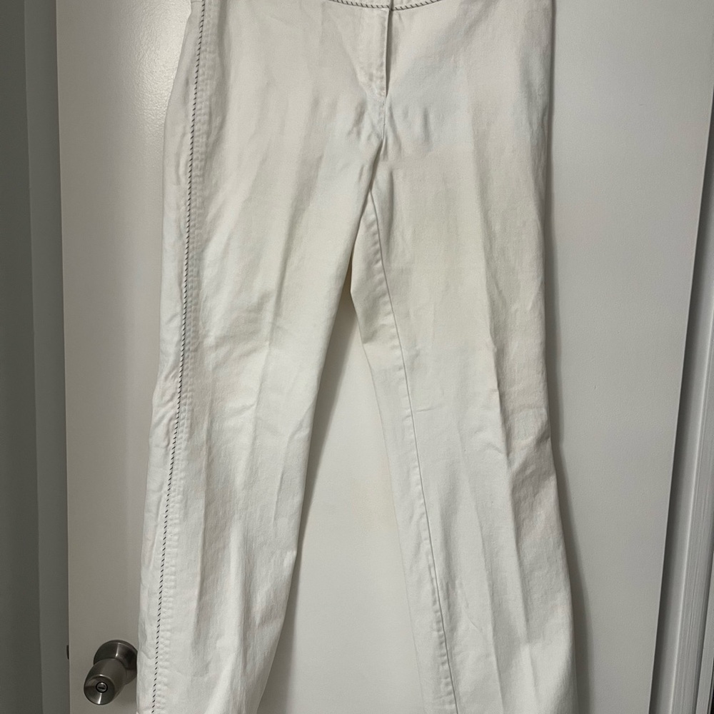 DKNY Women's Straight Leg Jeans - Cream
